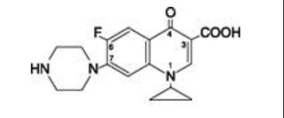 Chem Struc 2 (Ciprofloxacin Structure 2)