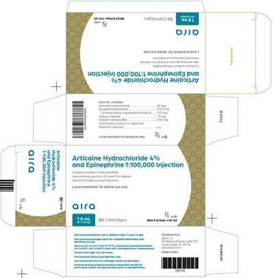 Principal Display Panel – Orabloc® (articaine Hydrochloride 4% And Epinephrine 1:100,000) Injection Cartron Label (Figure 4)