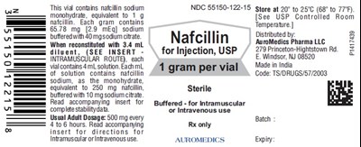 nafcillin-fig1.jpg PACKAGE LABEL-PRINCIPAL DISPLAY PANEL - 1 gram per vial – Container Label - nafcillin fig1