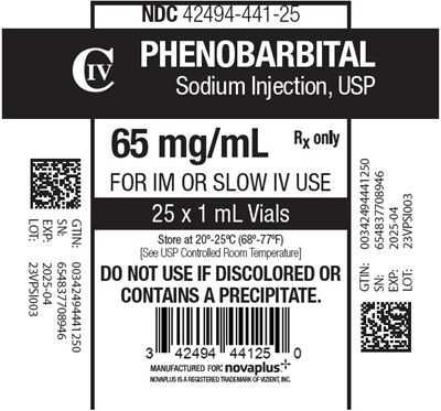 Principal Display Panel (65 mg/mL Vial Label)