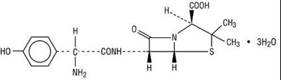 amoxicillin structural formula - structure 01