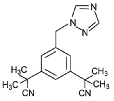 Chemical Structure (Anastrozole 01)