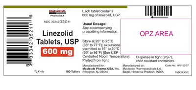 linezolid--100s-bottle-label.jpg 888 - linezolid 100s bottle label