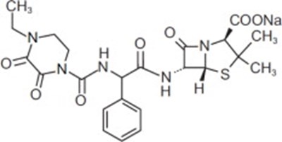 Chemical Structure Of Piperacillin Sodium (Pip0m 0000 01)