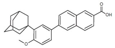 Adapalene-chemical-structure.jpg (Adapalene Chemical Structure)