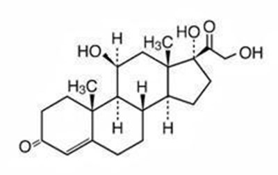 This Is An Image Of The Structural Formula For Hydrocortisone. (Hydrocortisone Cream Usp 2 5 1)
