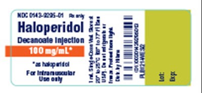 Haloperidol Decanoate Injection 100 mg/mL container label - haloperidol decanoate injection 2