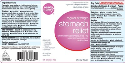 Bismuth Subsalicylate 525 mg (Peptic Relief Cherry No Veegum Liquid Fd 1)