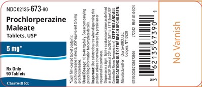 Image Description (Prochlorperazine Maleate 5mg Bottle Label)
