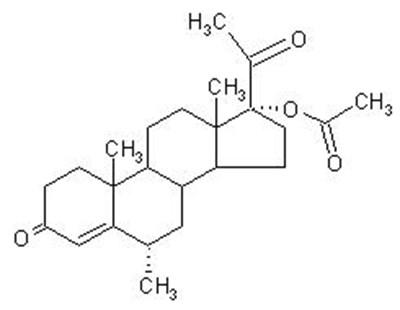 Chemical Structure (Medroxyprogesterone 01)