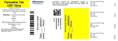 Paroxetine Tab Usp 10mg (Image 01)