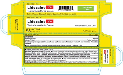 PRINCIPAL DISPLAY PANEL - 30 gram Tube Carton - lidocaine 01