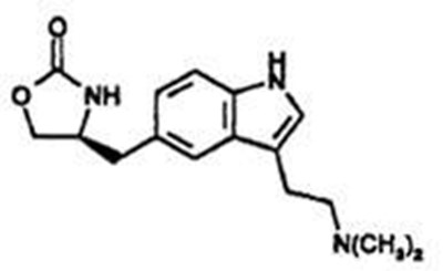 Zolmitriptan Chemical Structure (Zolmitriptan Str1)