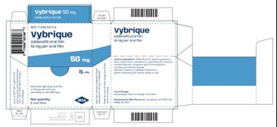 Principal Display Panelndc 71858-0210-6vybrique(sildenafil) Oral Film50 mg Per Oral Film8 Oral Filmsrx (Vybrique Sildenafil Citrate Oral Film 12)