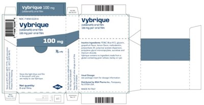 Principal Display Panelndc 71858-0220-6vybrique(sildenafil) Oral Film100 mg Per Oral Film8 Oral Filmsrx (Vybrique Sildenafil Citrate Oral Film 18)