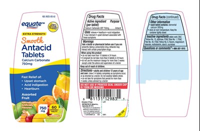 103AF72PVLFLB.jpg equate Extra Strength Smooth Chews Antacid Tablets 60 Count - 103AF72PVLFLB