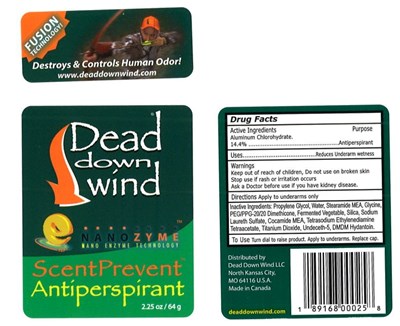 DDWLabel.jpg Dead Down Wind ScentPrevent Label - DDWLabel