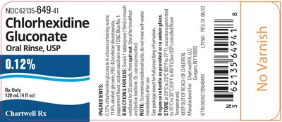 "image Description" (Chlorhexidine Gluconate Oral Rinse Usp 120ml Label)
