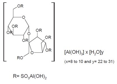 Structure - sucralfate oral suspension  1