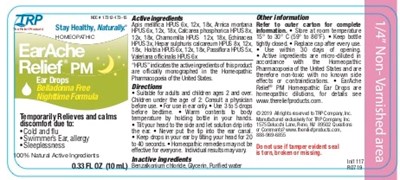 Label - TRP EAR PM DROP LBL