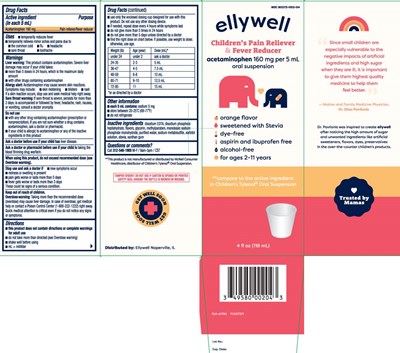 Acetaminophen 160 mg (Children Acetaminophen 160 mg Orange Flavor 1)