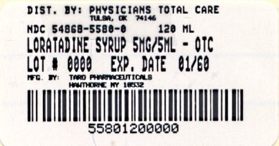 Image Of 5 mg/5 mL Otc Package Label (5580)