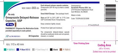 P1420945 Omeprazole Dr Capsules Usp 40 mg (30's) Label (Omeprazole Fig5)