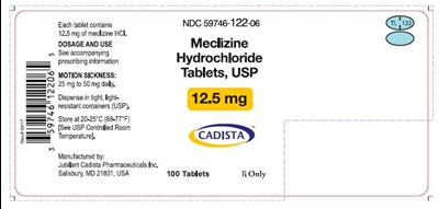 59746-122-06.jpg 100 Counts of 12.5mg Tablets - 59746 122 06