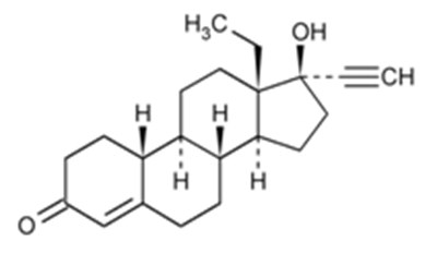 Structurelevonorgestrel