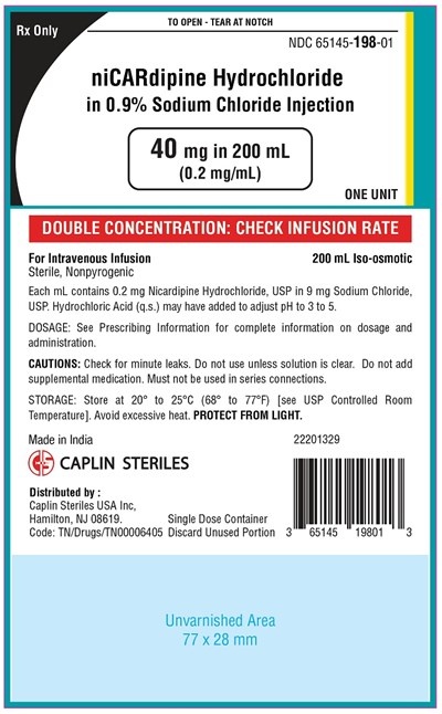 Nicardipine-40mg-200ml-alu-pouch-label (Nicardipine 40mg 200ml Alu Pouch Label)