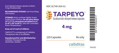 Principal Display Panel (4 mg Bottle Label)