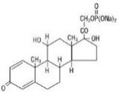 Chemical Structure - prednisolone 01