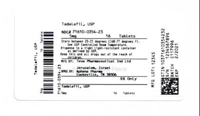 Bottle Label 5 mg - 71610 0354 23