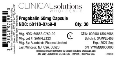 Pregabalin 50mg Capsule 30ct Blister Card (Pregabalin Fig14)