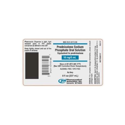 PRINCIPAL DISPLAY PANEL - 237 mL bottle label - prednisolone 2