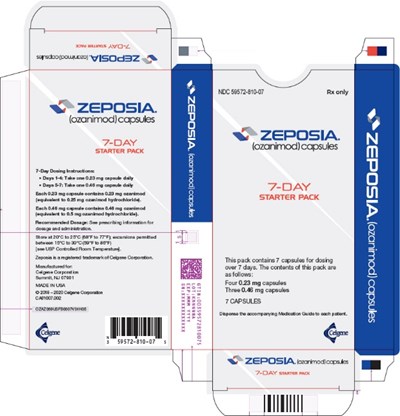 zeposia-03.jpg PRINCIPAL DISPLAY PANEL - 7 Capsule Starter Pack Kit Carton - zeposia 03