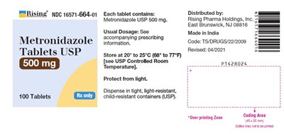 metronidazole-fig2.jpg PACKAGE LABEL-PRINCIPAL DISPLAY PANEL - 500 mg (50 Tablets Bottle) - metronidazole fig2