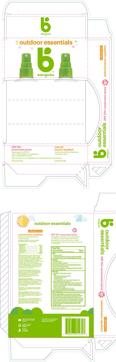 PRINCIPAL DISPLAY PANEL - Kit Carton - babyganics 01
