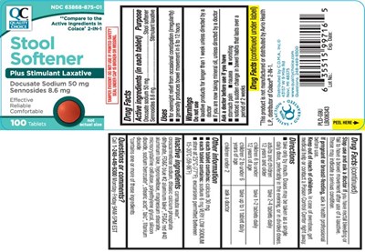 Docusate Sodium 50 mg, Sennosides 8.6 mg (Stool With Laxative 8 6 mg Red Tablet 1)