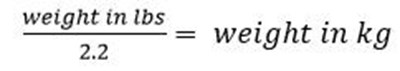 infed-iron-dextran-injection-02.jpg To calculate a patient's weight in kg when lbs are known: - infed iron dextran injection 02