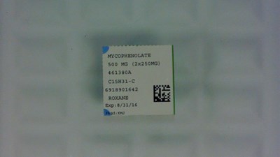 Mycophenolate 500mg Ud Pack Label (6918901642)