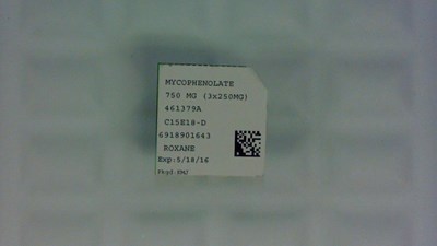 Mycophenolate 750 mg Ud Pack Label (6918901643)