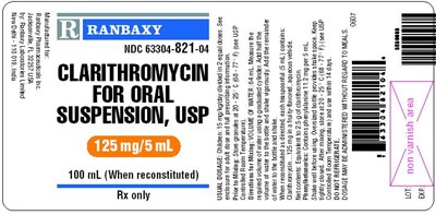 125 mg 100's bottle label - clarisusp1