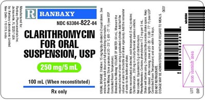 250 mg 100's bottle label - clarisusp2