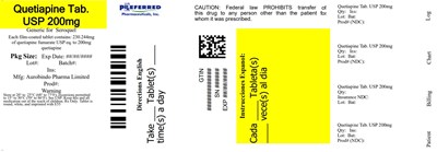 Quetiapine Tab Usp 200mg (Quetiapine Fig7)