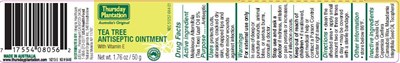 Tea Tree Antiseptic Ointment Label (50gjarlabel)