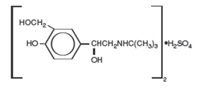 Albuterol Sulfate Structural Formula (953ab65b B157 41b3 8f90 98fa9d7f20c5 01)