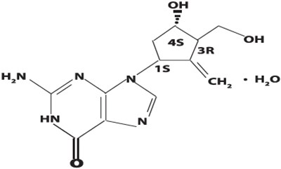 Chemical Structure - entecavir 01