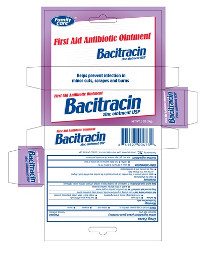 Image Of Carton Label (Fcbacitracin)