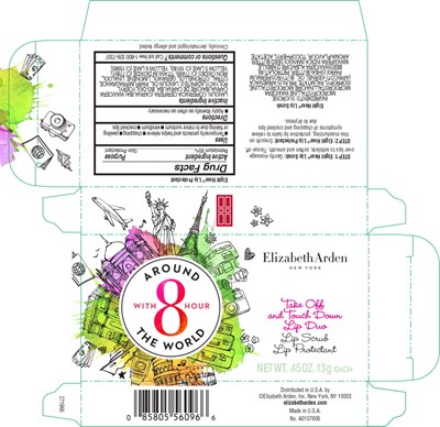 Principal Display Panel (Eight Hour Lip Protectant Carton Label)
